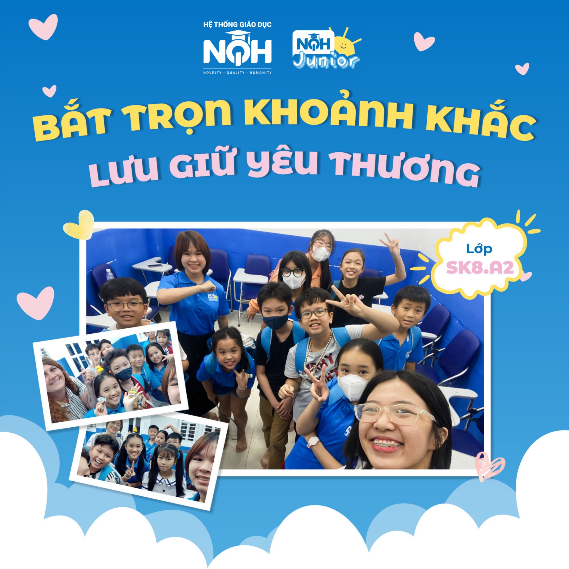 Bắt trọn khoảnh khắc hạnh phúc cùng học sinh NQH JUNIOR