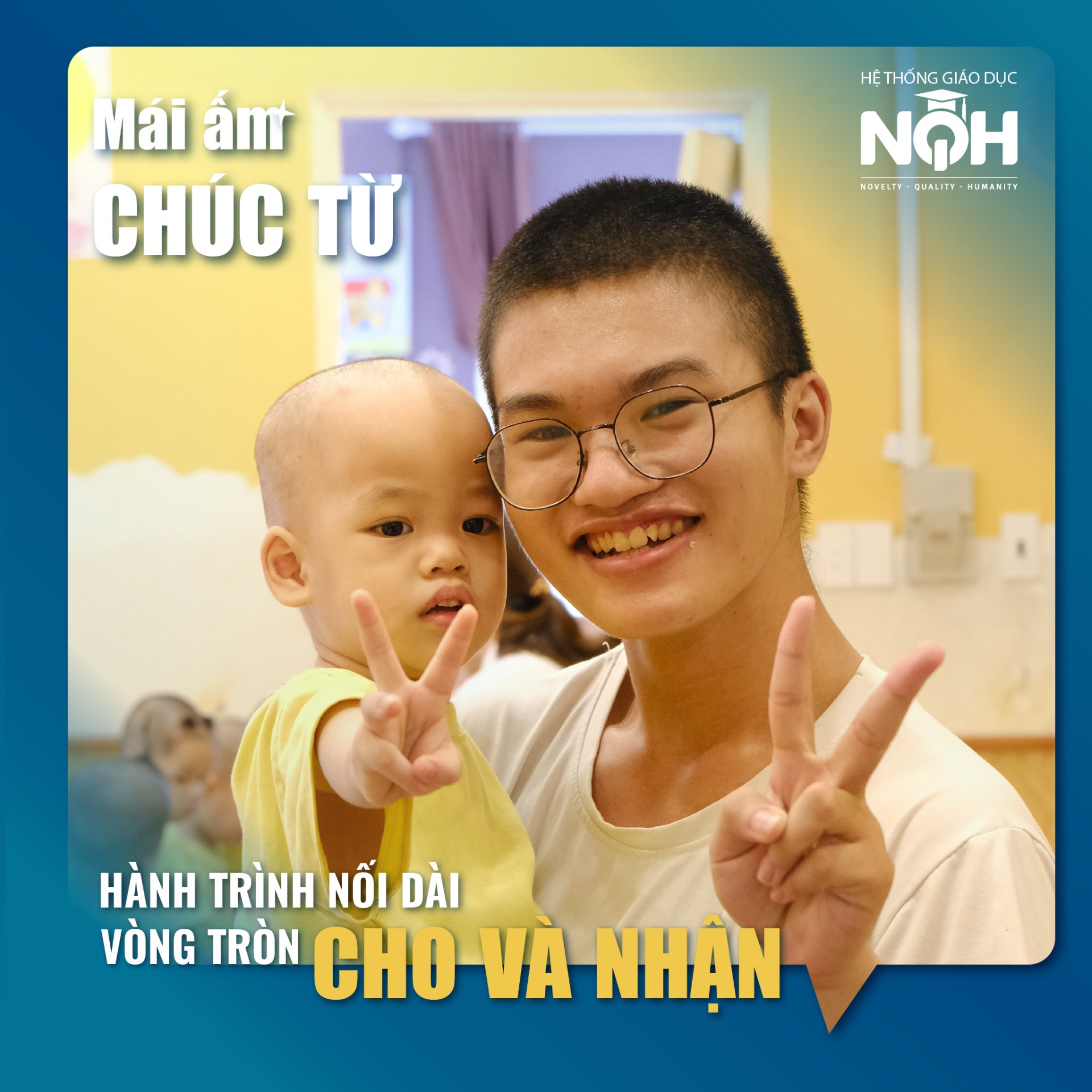 Nụ cười tươi hiện diện ở mái ấm Chúc Từ