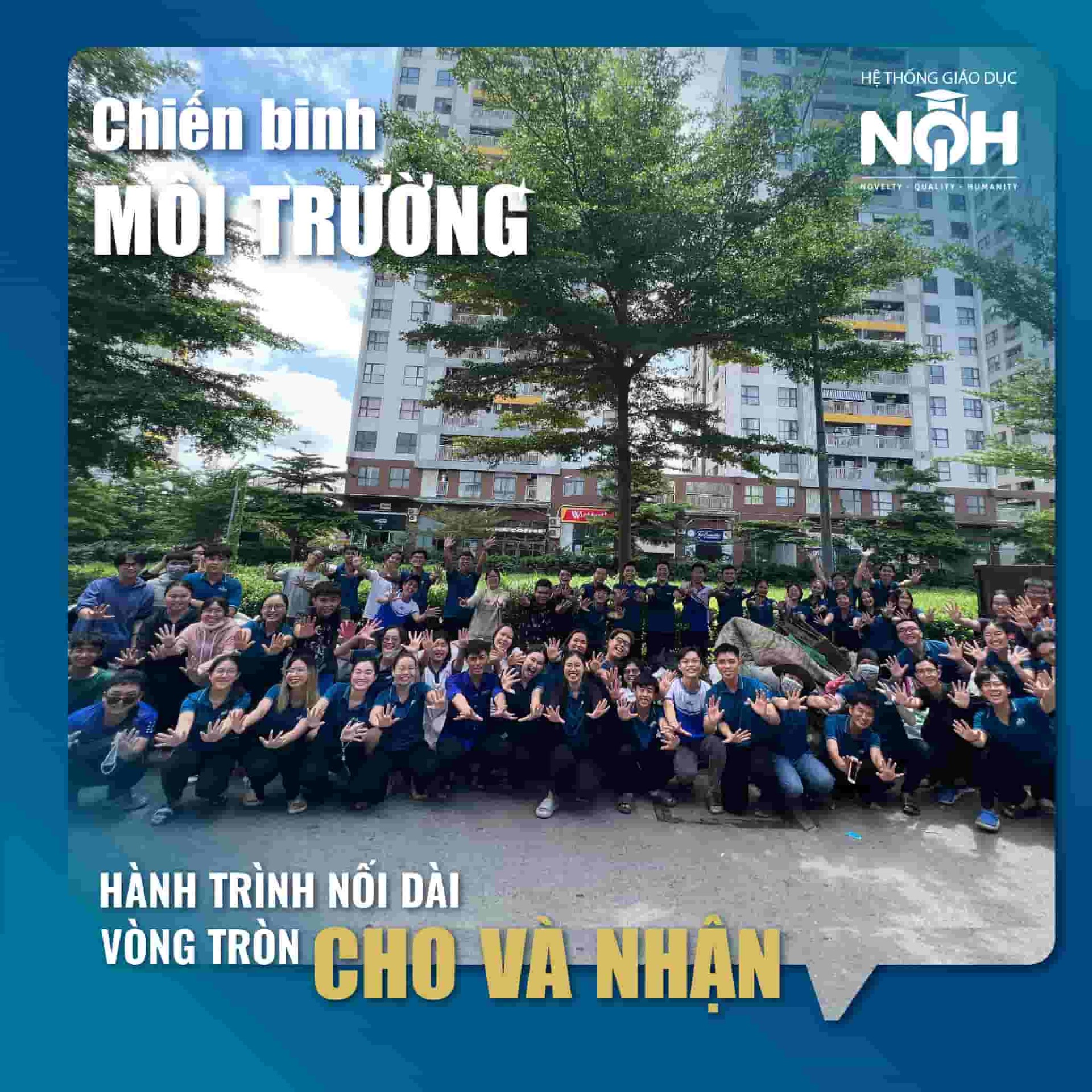 Thiện nguyện bằng ý thức với môi trường từ NQH Gò Vấp