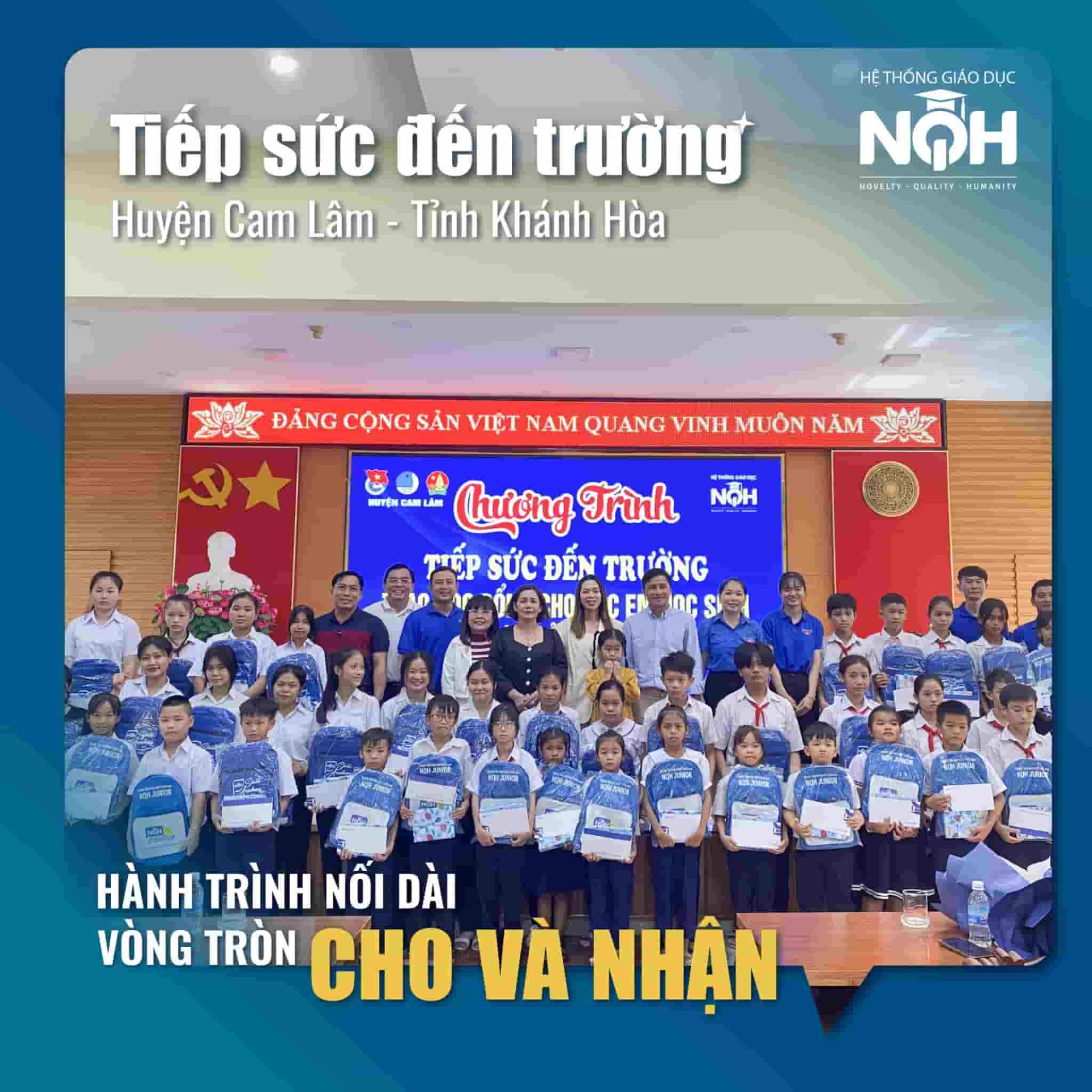 Thắp Sáng Ước Mơ Đến Trường Cho Học Sinh Tỉnh Cam Lâm - Khánh Hòa