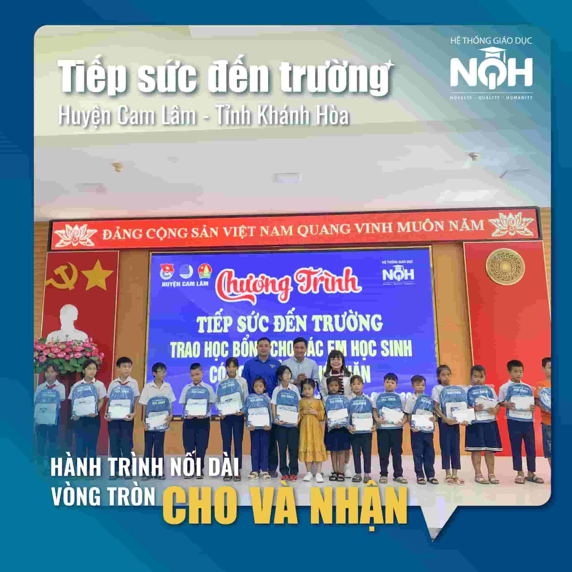 Thắp Sáng Ước Mơ Đến Trường Cho Học Sinh Tỉnh Cam Lâm - Khánh Hòa