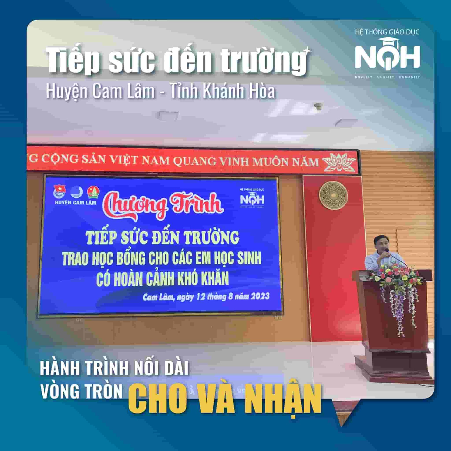 Thắp Sáng Ước Mơ Đến Trường Cho Học Sinh Tỉnh Cam Lâm - Khánh Hòa