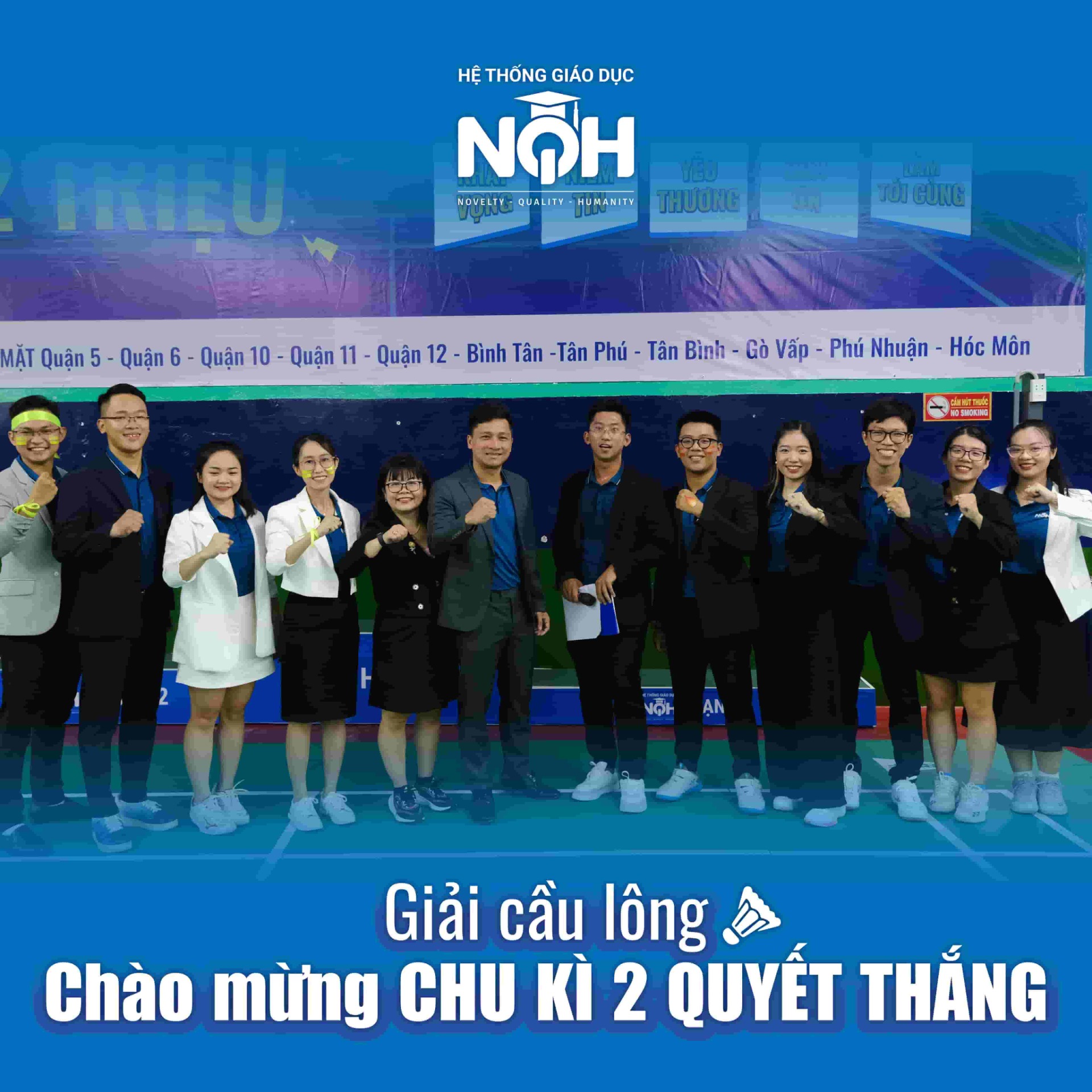 Giải Cầu Lông NQH Chào Mừng Chu Kỳ Hai Quyết Thắng