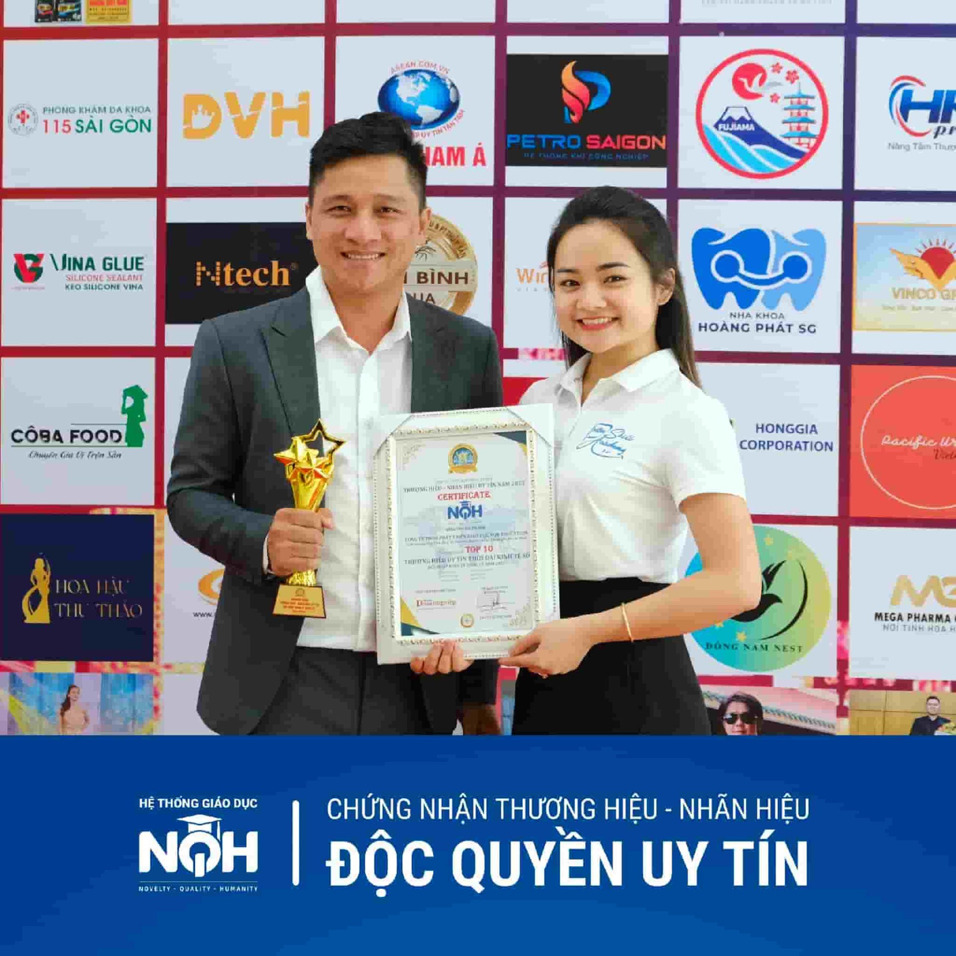 NQH Tự Hào Nhận Chứng Nhận Thương Hiệu - Nhãn Hiệu Độc Quyền Uy Tín