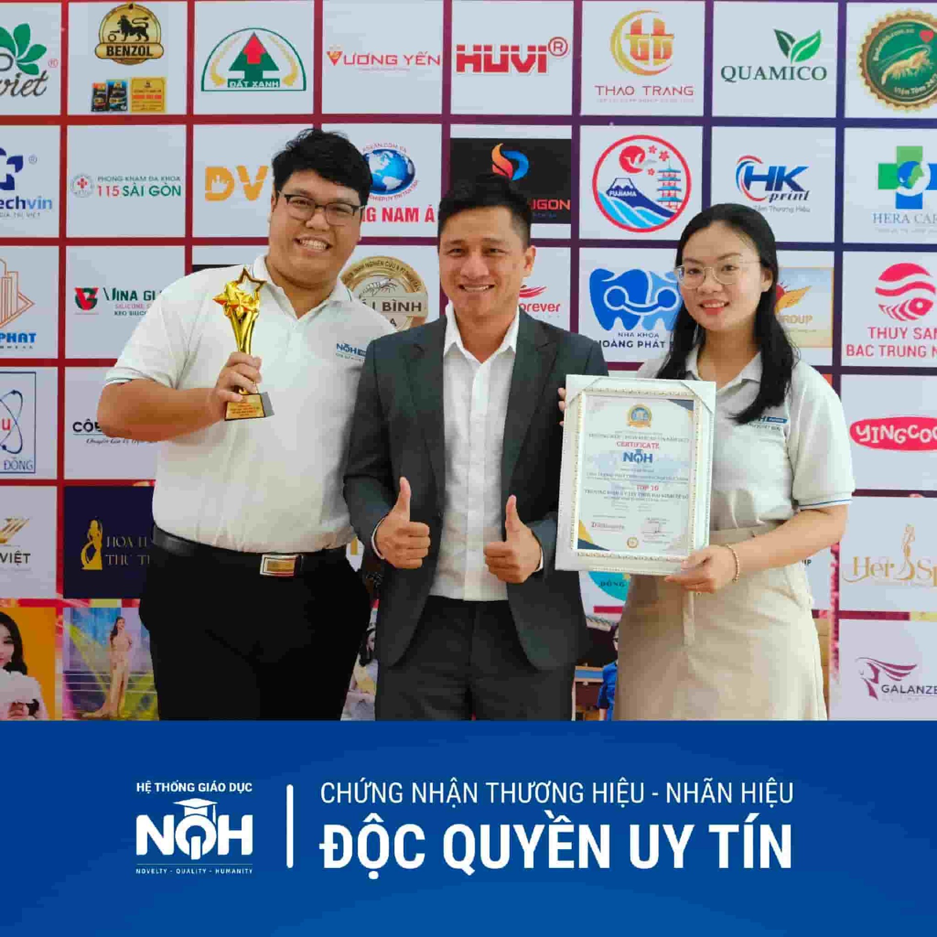 NQH Tự Hào Nhận Chứng Nhận Thương Hiệu - Nhãn Hiệu Độc Quyền Uy Tín