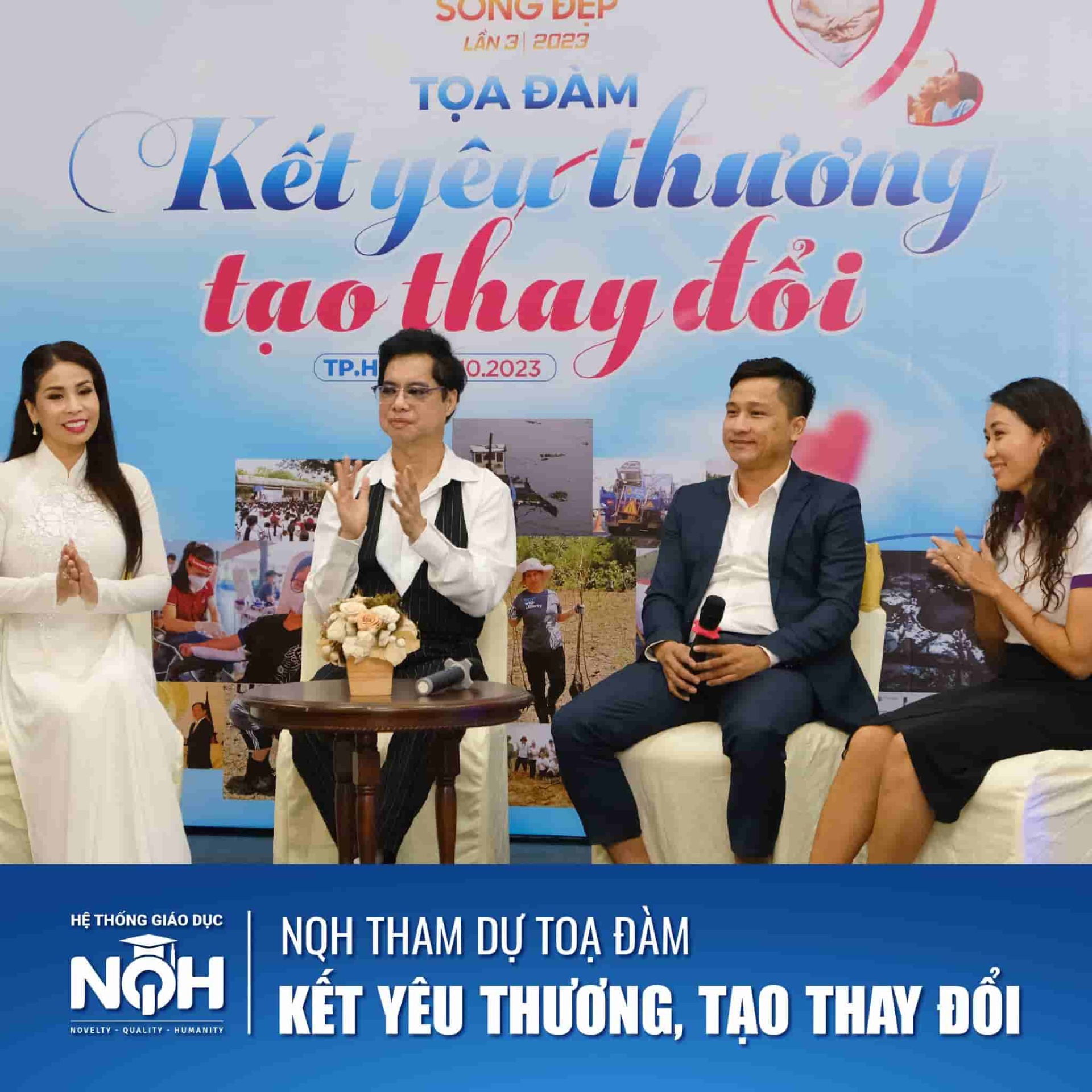 Hệ Thống Giáo Dục NQH Tham Dự Tọa Đàm “Kết Yêu Thương, Tạo Thay Đổi”