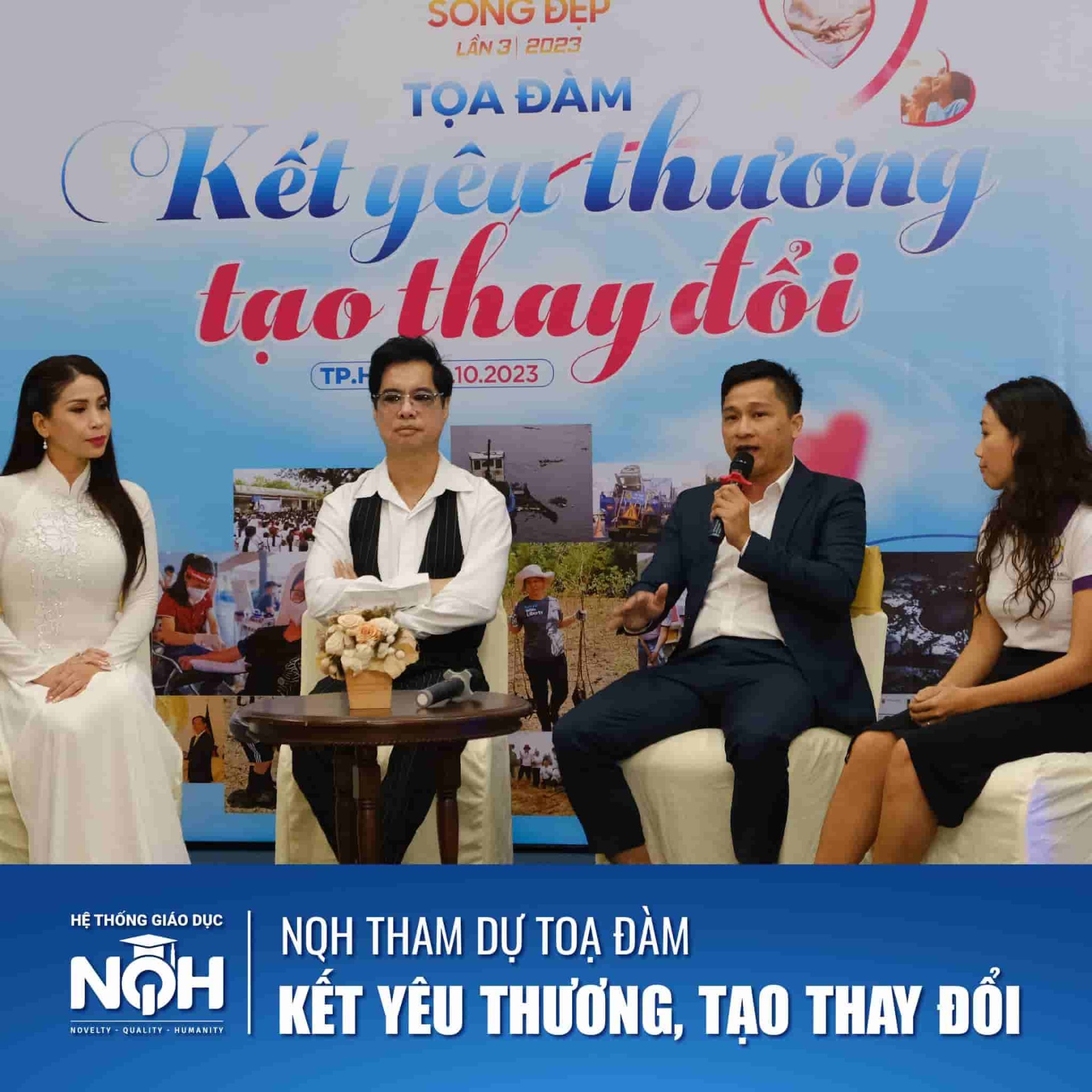 Hệ Thống Giáo Dục NQH Tham Dự Tọa Đàm “Kết Yêu Thương, Tạo Thay Đổi”