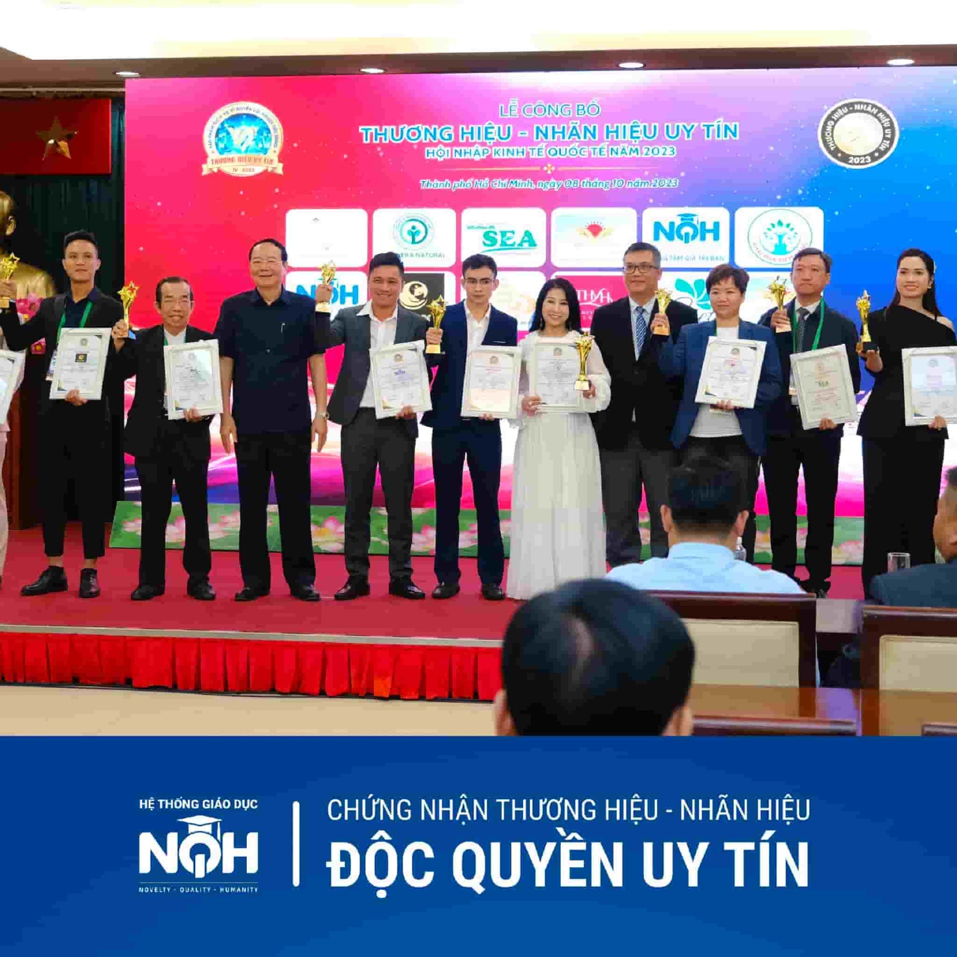 NQH Tự Hào Nhận Chứng Nhận Thương Hiệu - Nhãn Hiệu Độc Quyền Uy Tín