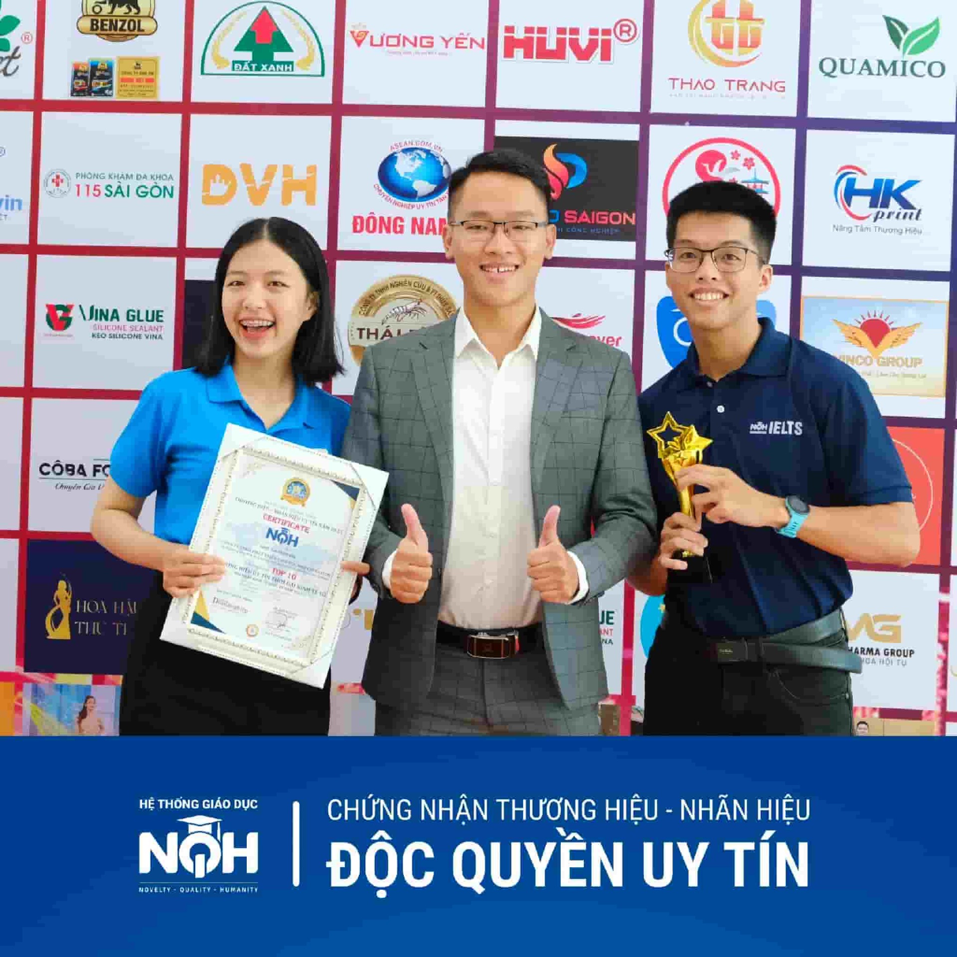 NQH Tự Hào Nhận Chứng Nhận Thương Hiệu - Nhãn Hiệu Độc Quyền Uy Tín