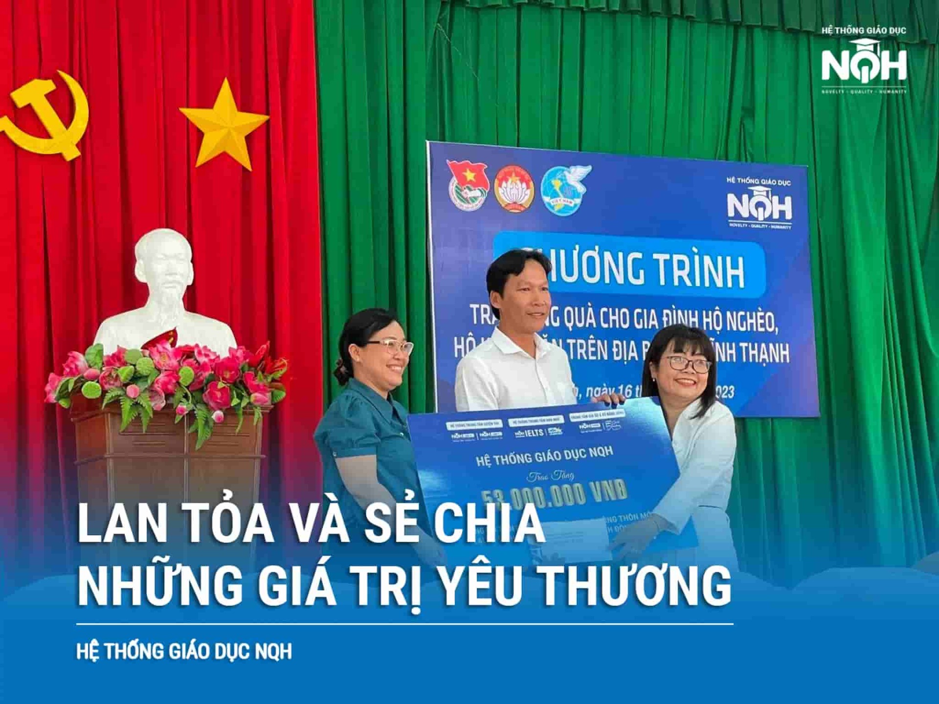 Trao yêu thương - Gửi ấm êm đến bà con tỉnh Đồng Tháp