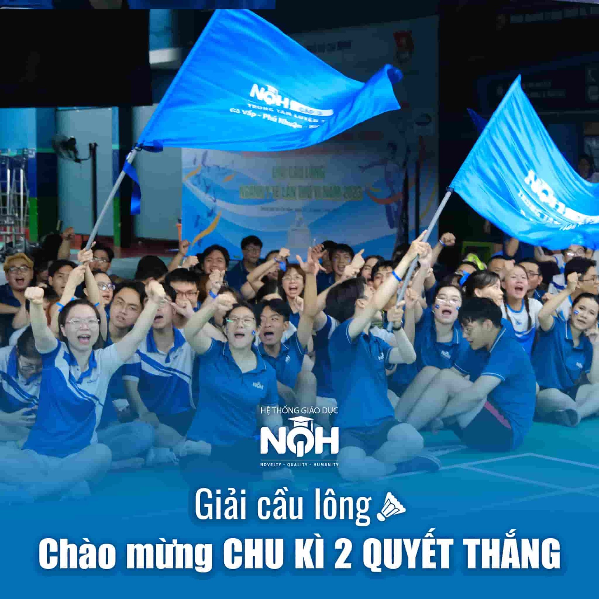 Giải Cầu lông NQH Chào mừng Chu kỳ 2 quyết thắng kết thúc tốt đẹp