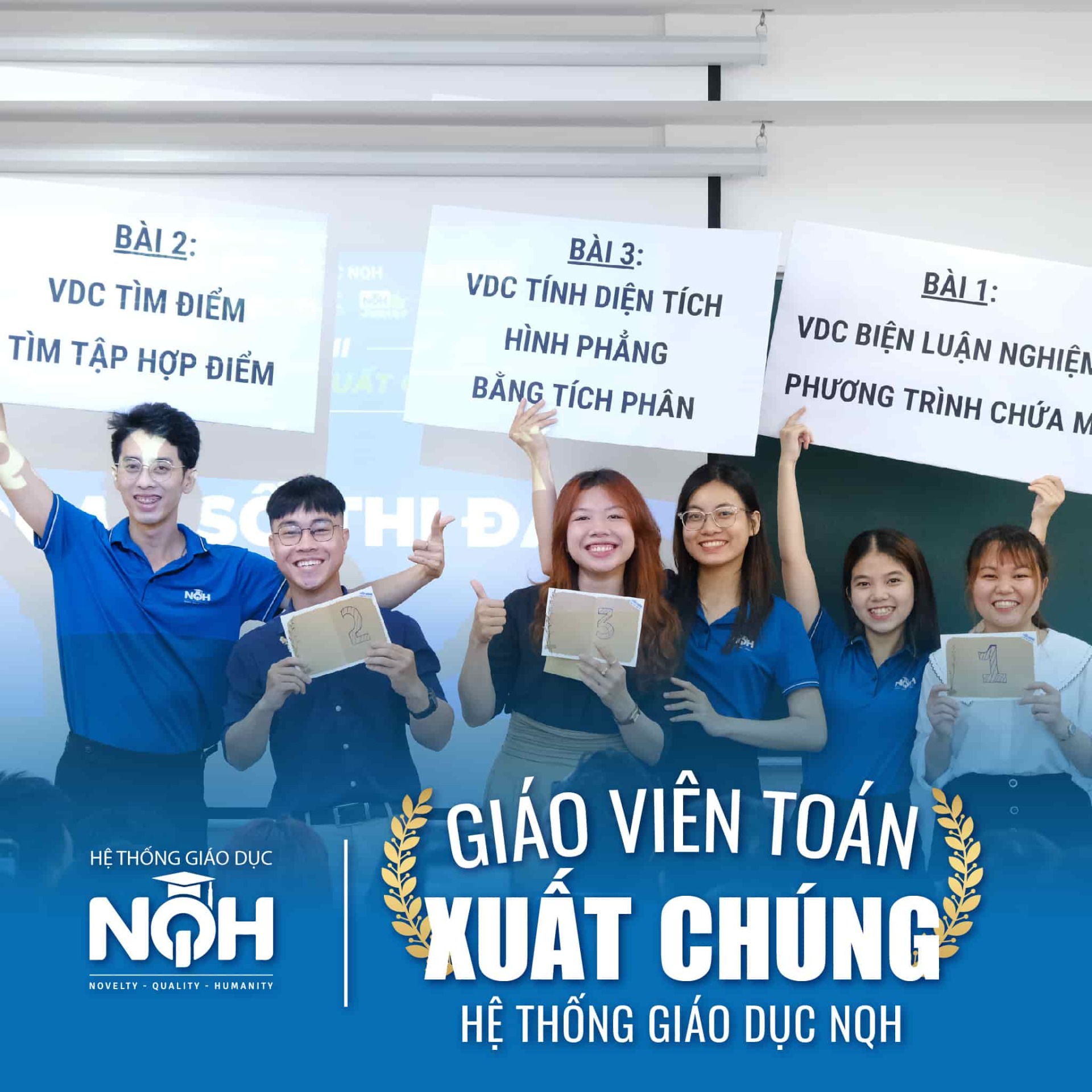 Giáo Viên Xuất Chúng Môn Toán Hệ Thống Giáo Dục NQH 2023