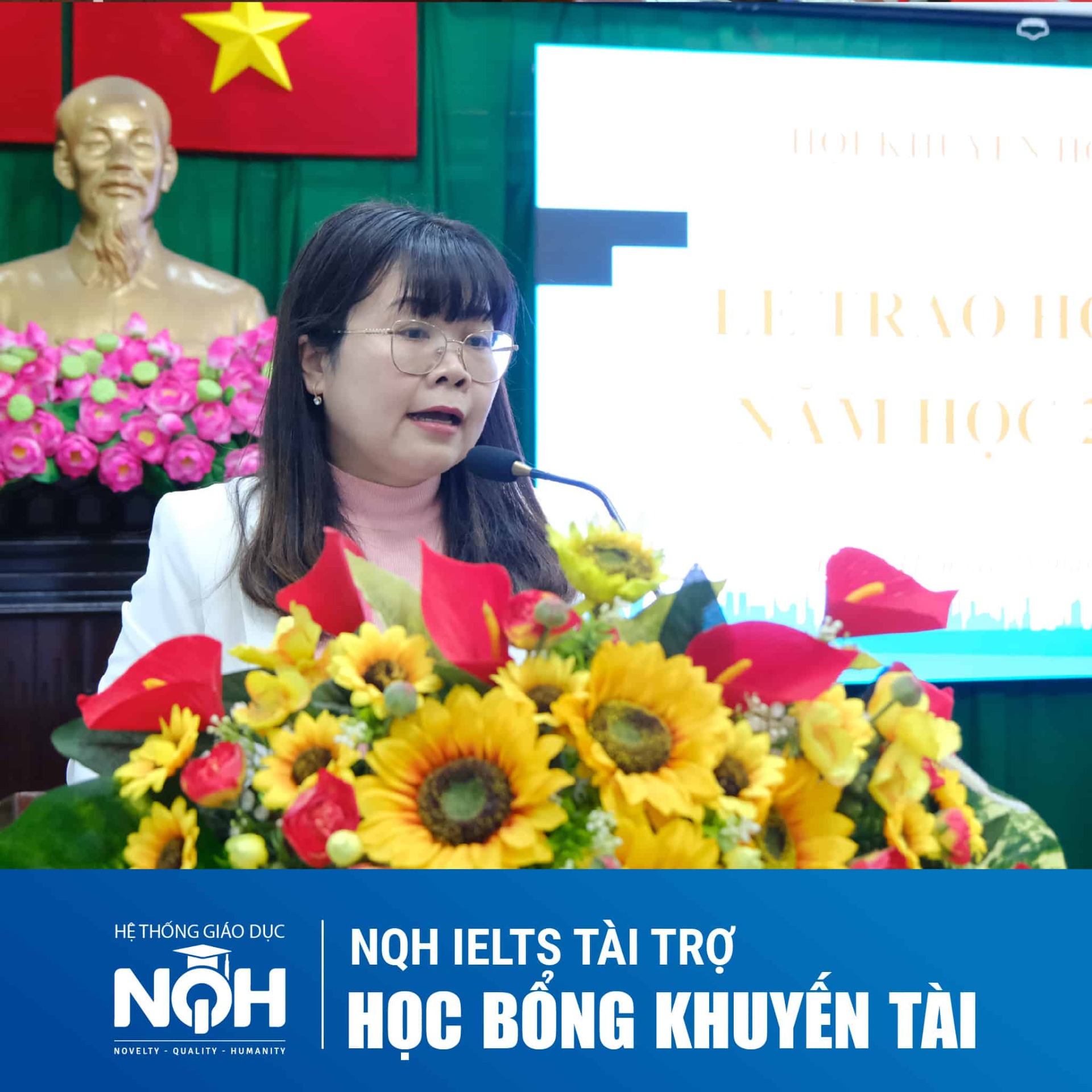 NQH IELTS Tài Trợ Học Bổng Khuyến Tài Năm Học 2023 - 2024