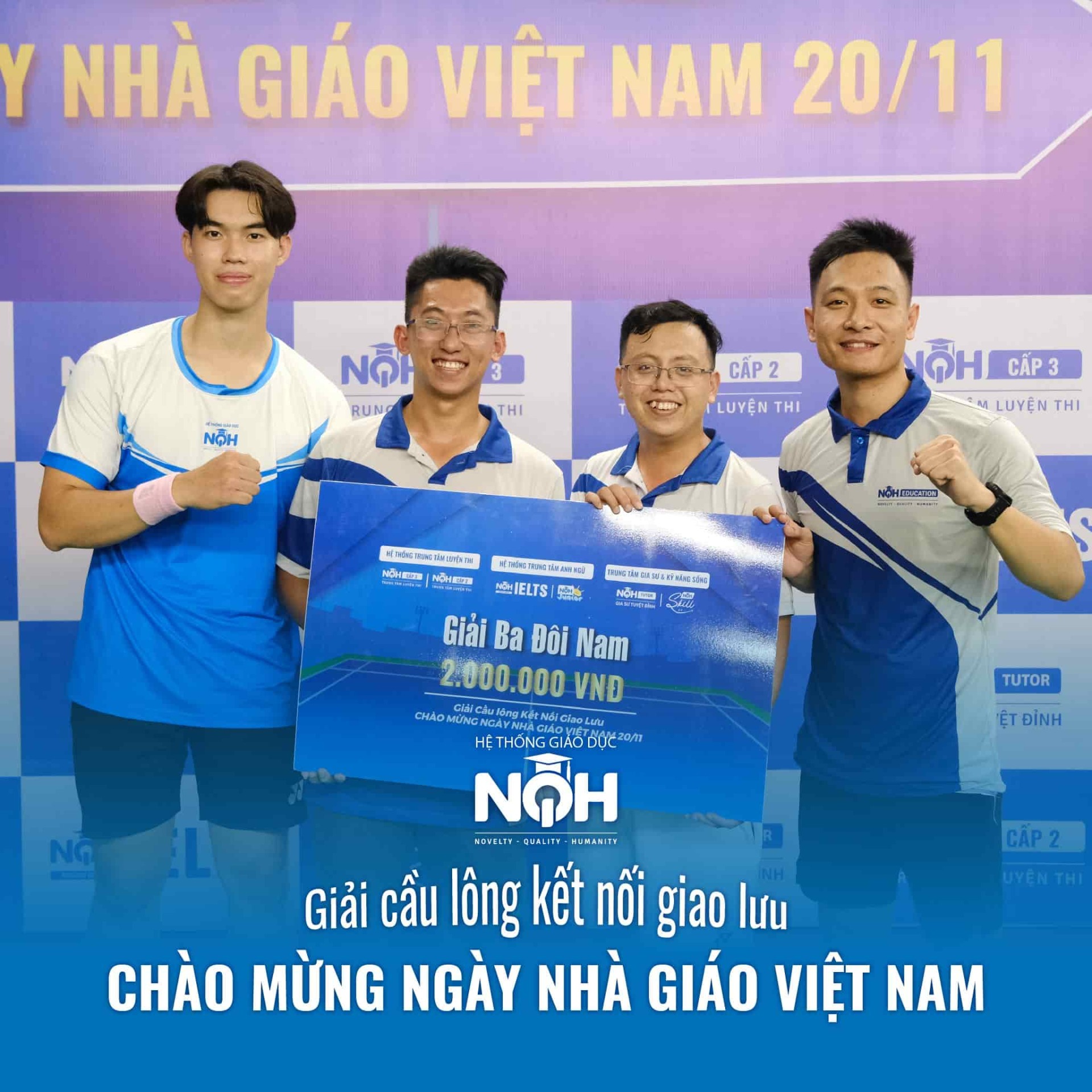 Giải Cầu Lông Chào Mừng Ngày Nhà Giáo Việt Nam 20/11