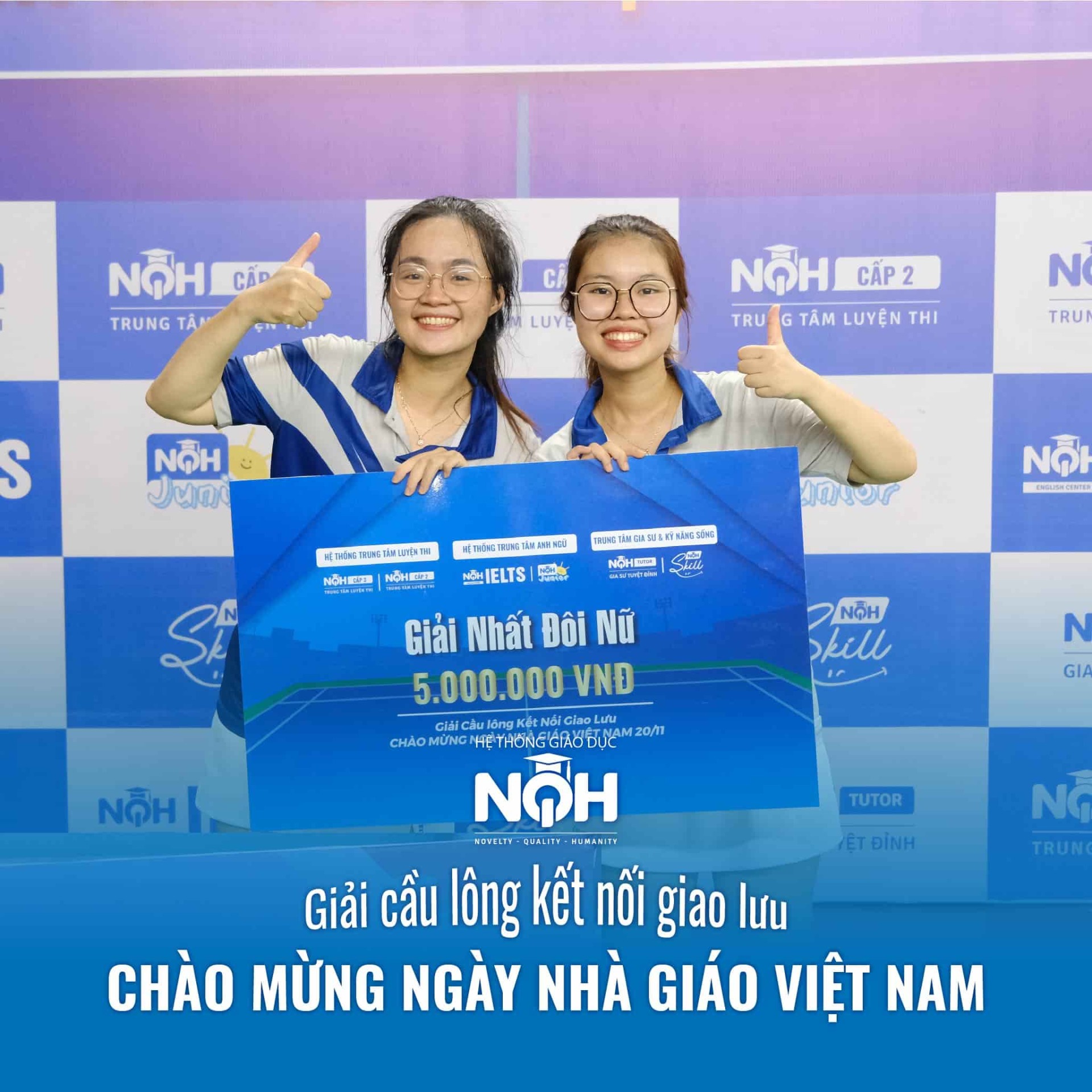 Giải Cầu Lông Chào Mừng Ngày Nhà Giáo Việt Nam 20/11