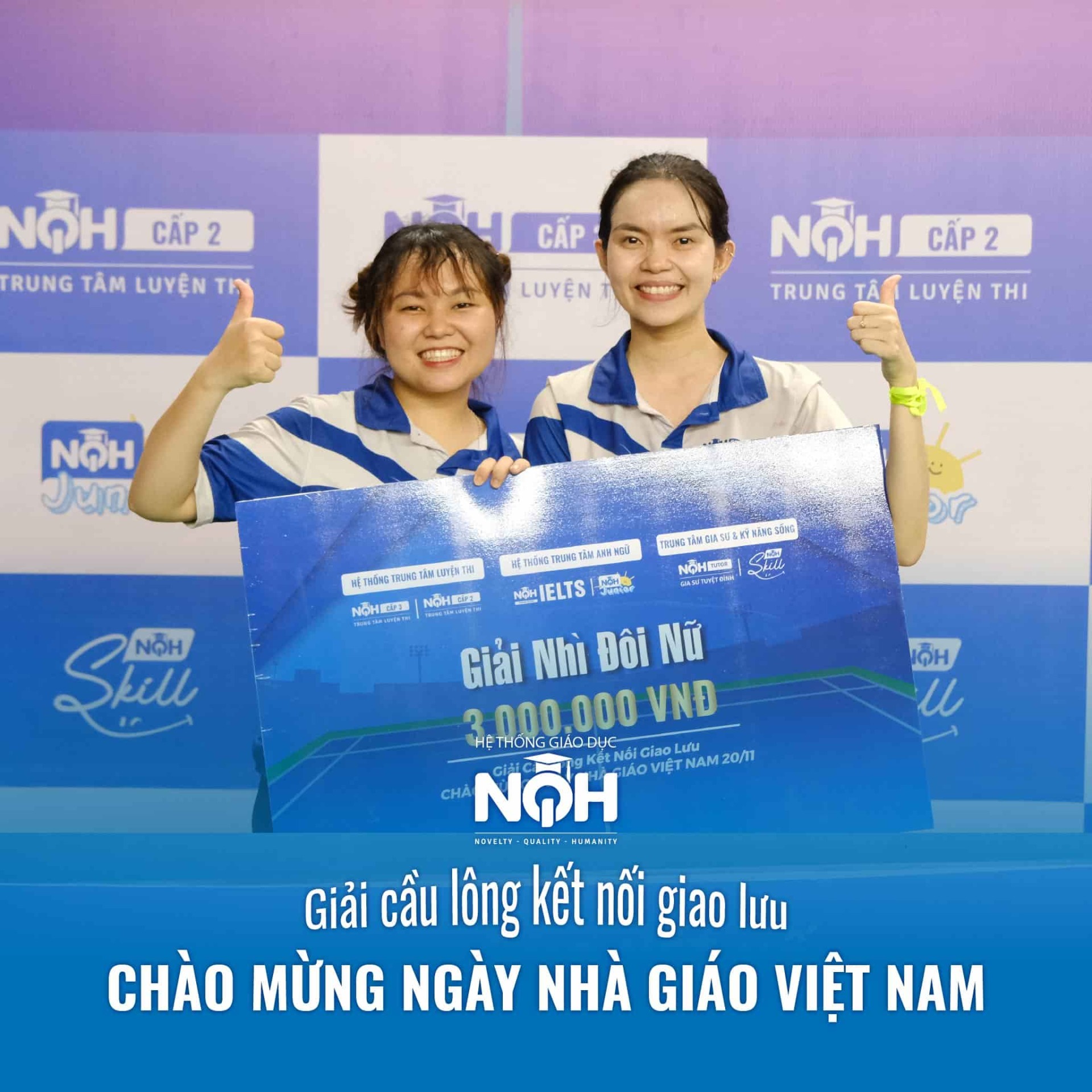 Giải Cầu Lông Chào Mừng Ngày Nhà Giáo Việt Nam 20/11