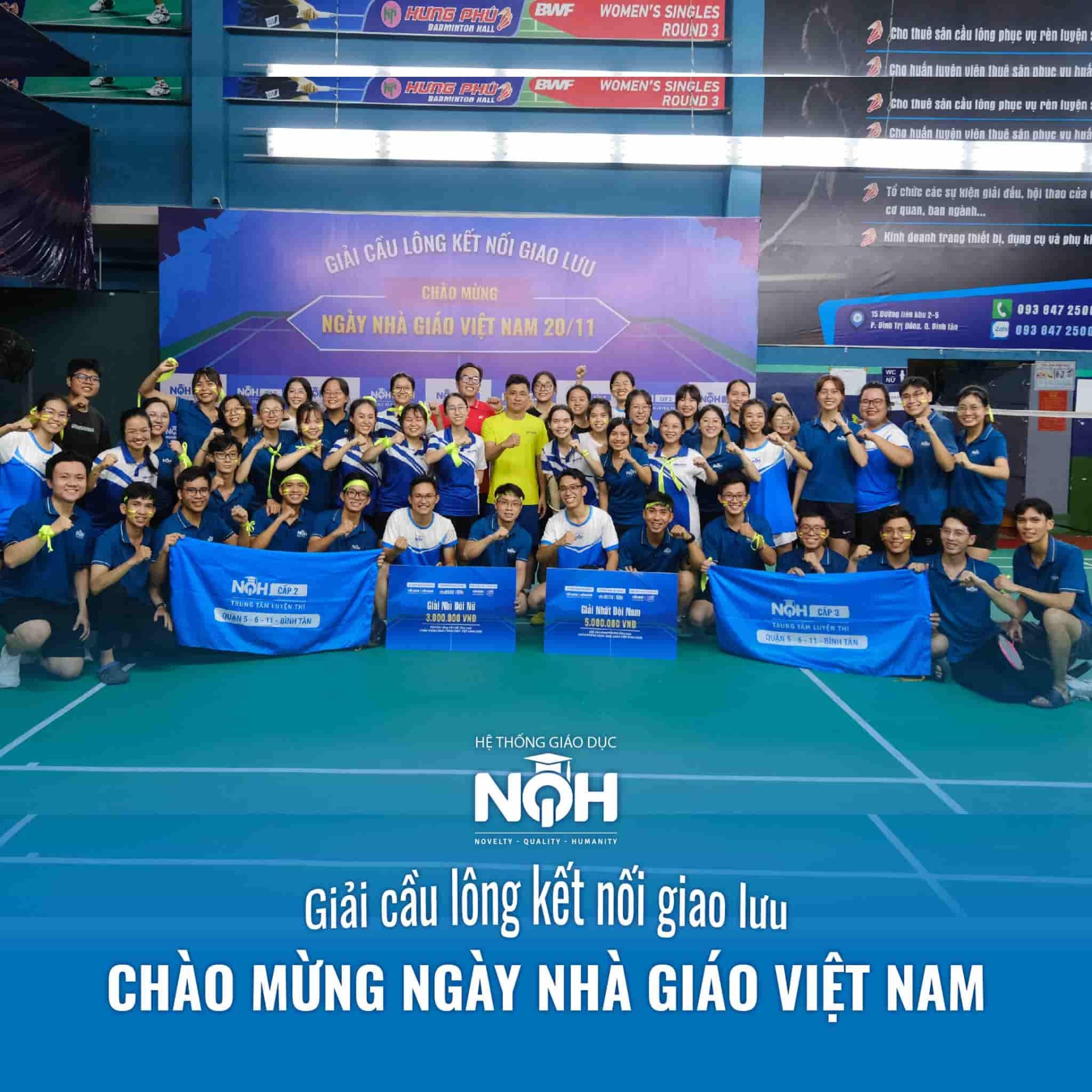 Giải Cầu Lông Chào Mừng Ngày Nhà Giáo Việt Nam 20/11