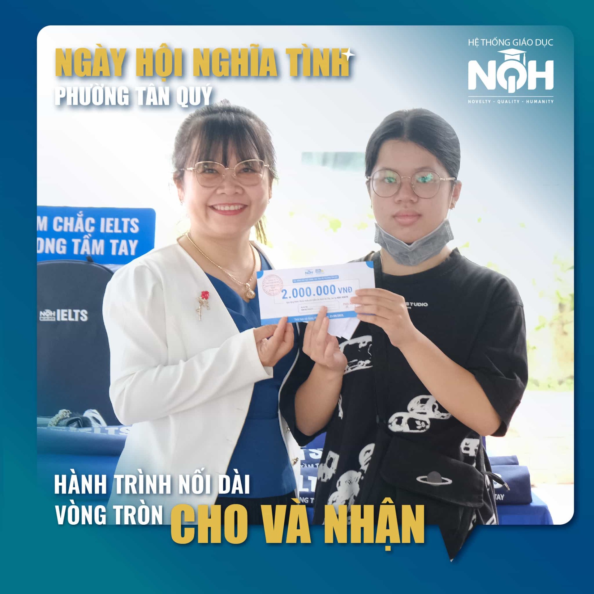 Hệ Thống Anh Ngữ NQH Tham Dự Ngày Hội Nghĩa Tình Tân Quý