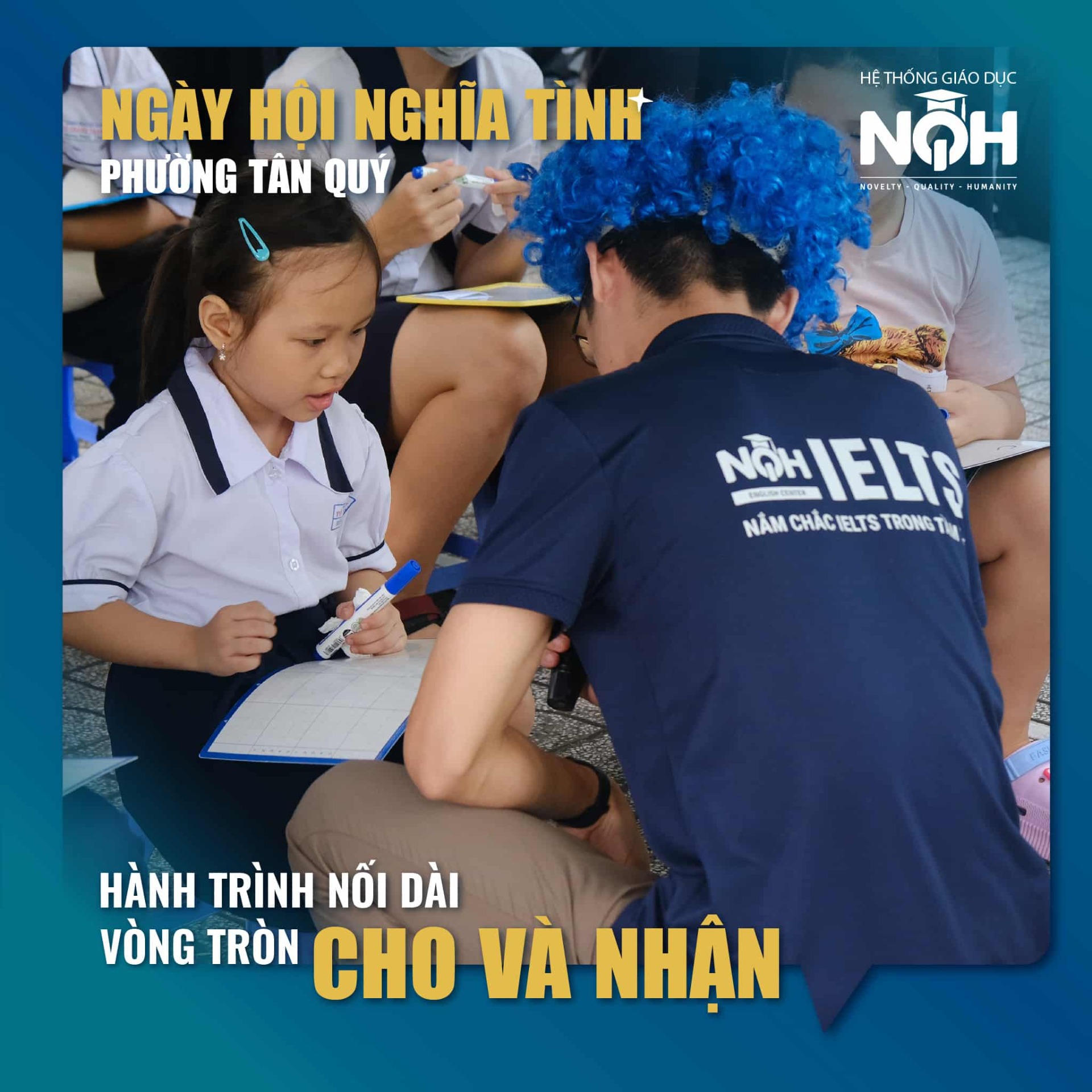 Hệ Thống Anh Ngữ NQH Tham Dự Ngày Hội Nghĩa Tình Tân Quý