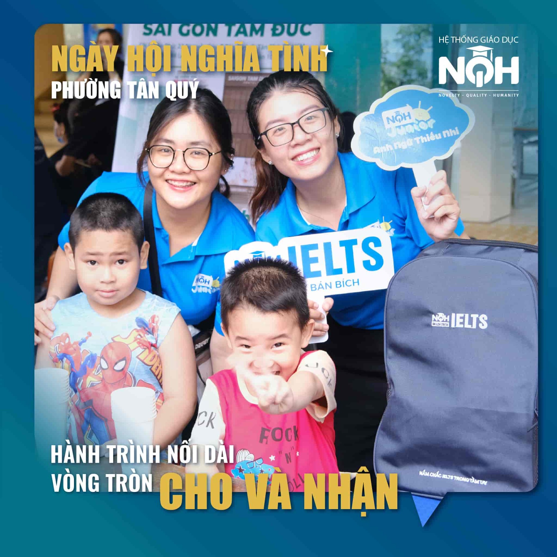 Hệ Thống Anh Ngữ NQH Tham Dự Ngày Hội Nghĩa Tình Tân Quý