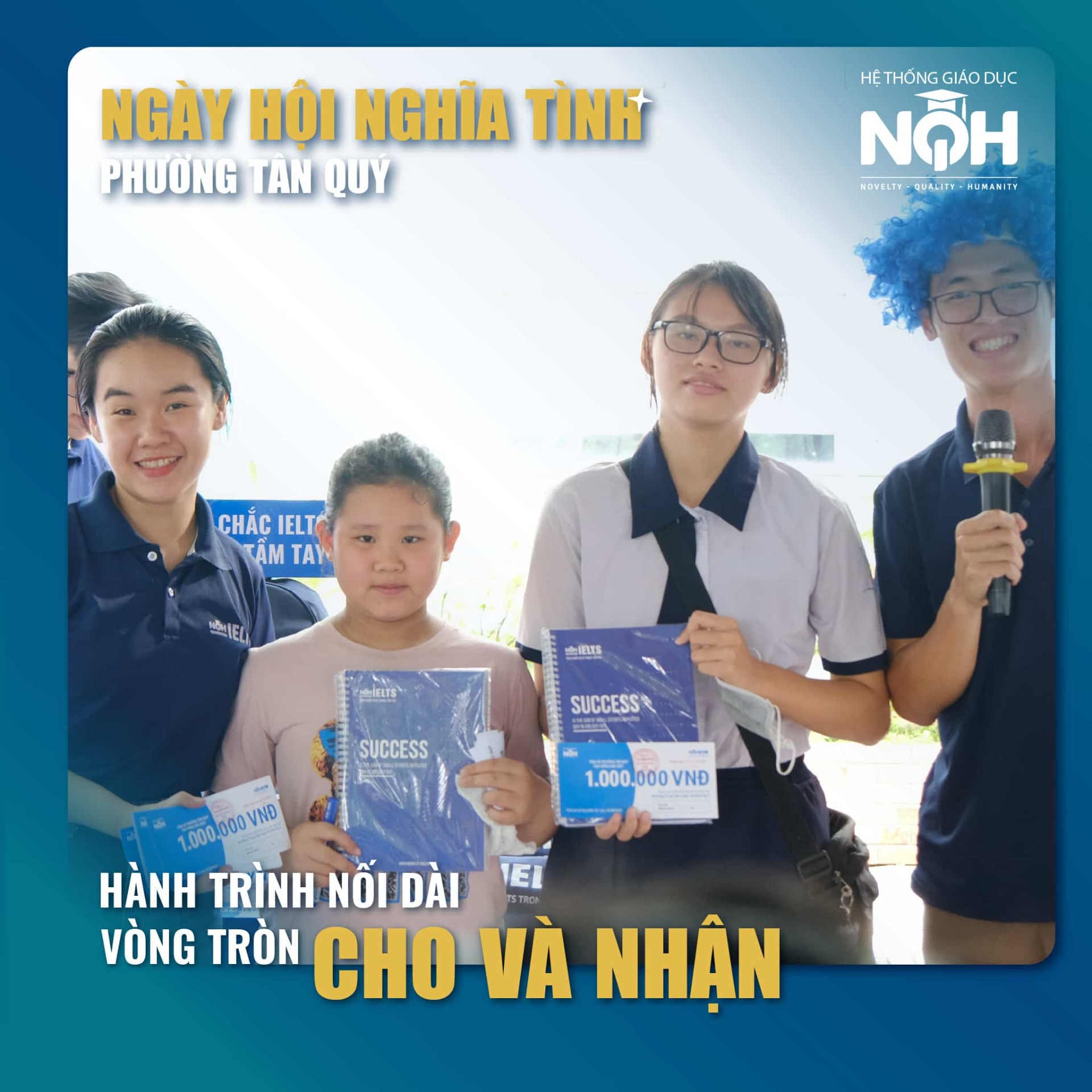 Hệ Thống Anh Ngữ NQH Tham Dự Ngày Hội Nghĩa Tình Tân Quý