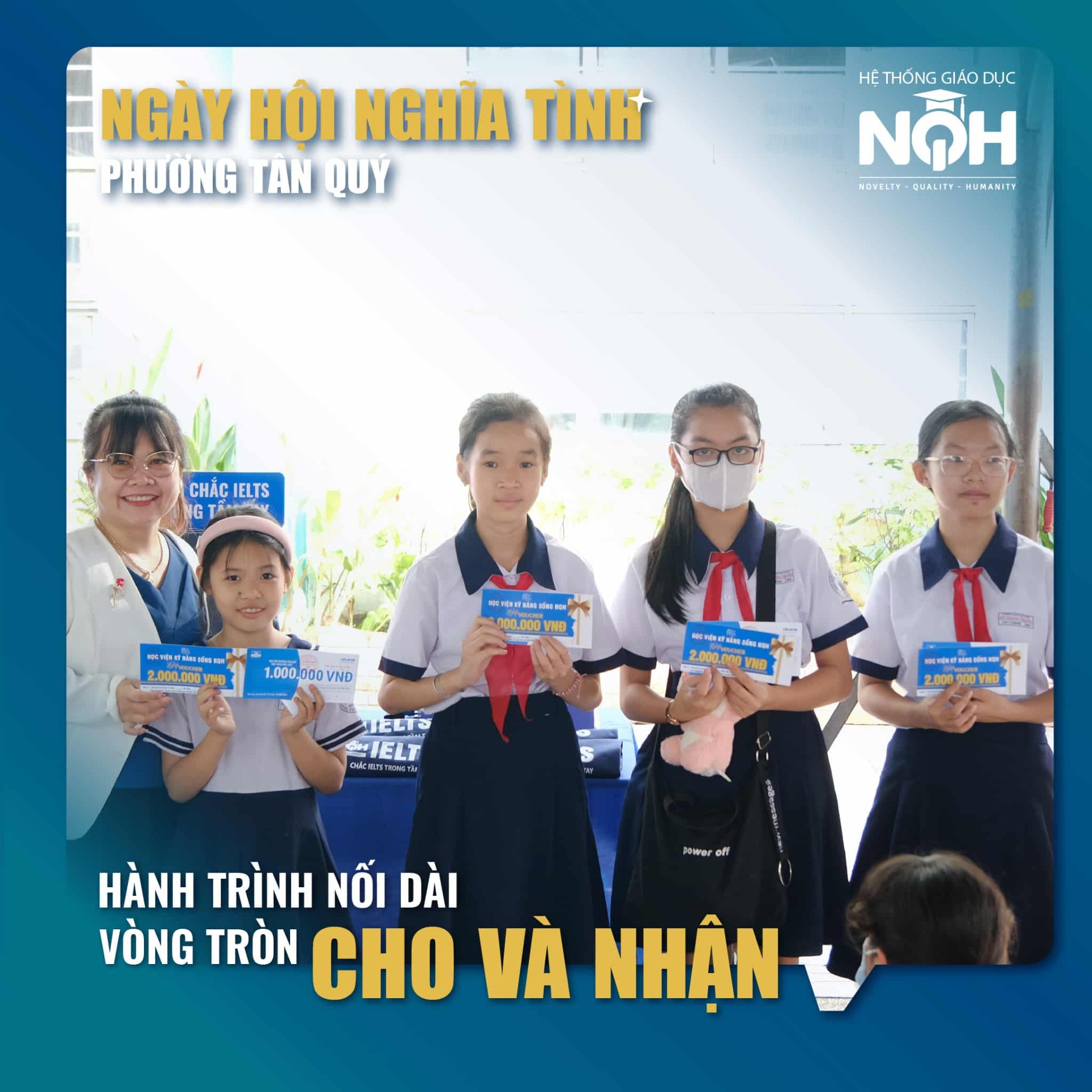 Hệ Thống Anh Ngữ NQH Tham Dự Ngày Hội Nghĩa Tình Tân Quý