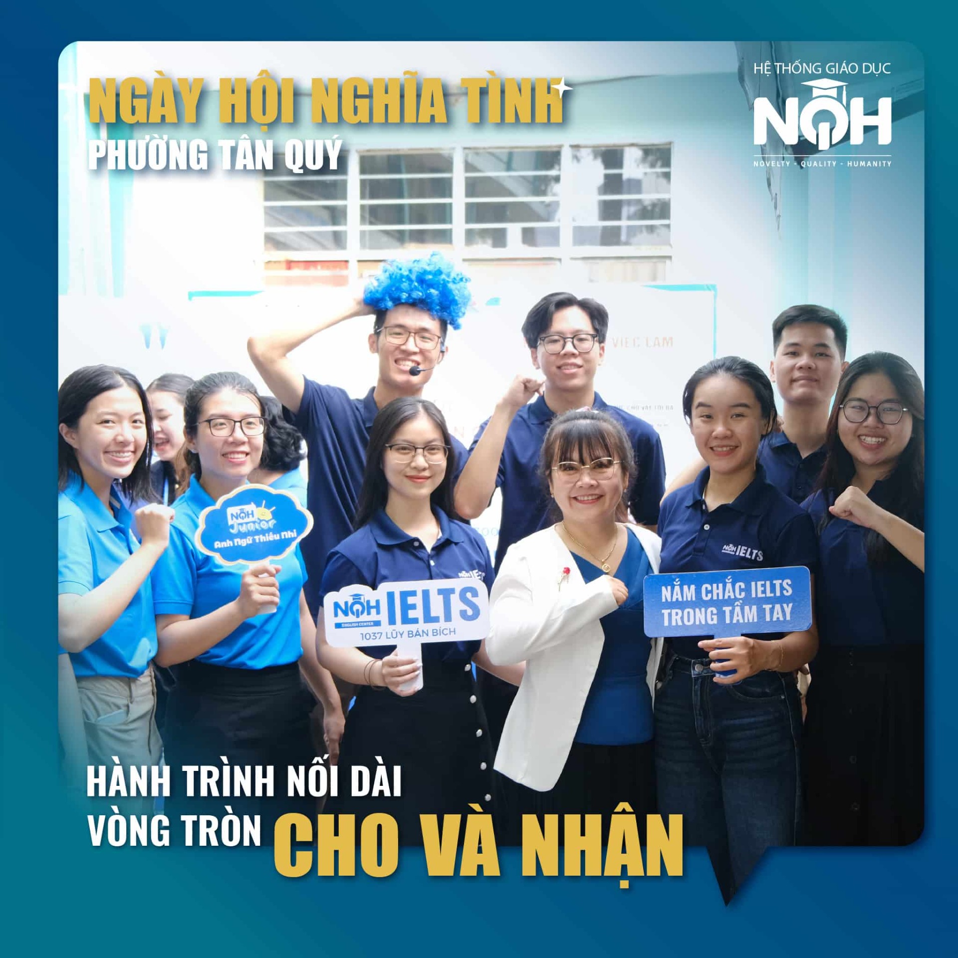 Hệ Thống Anh Ngữ NQH Tham Dự Ngày Hội Nghĩa Tình Tân Quý