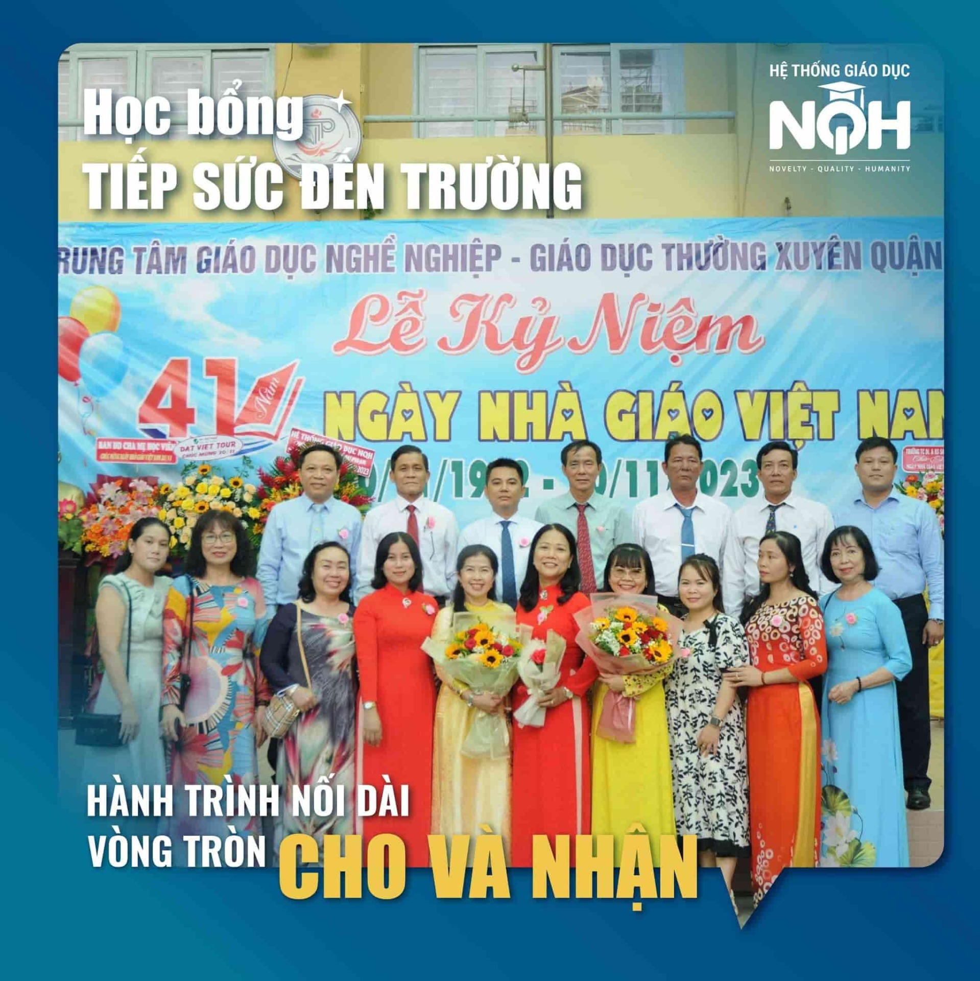 Hệ Thống Giáo Dục NQH Tiếp Sức Đến Trường Trung Tâm GDTX Quận Tân Phú