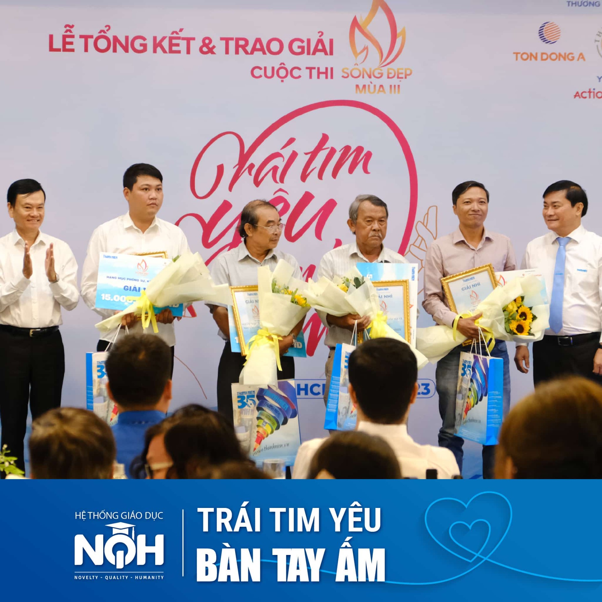 NQH Tham Dự Lễ Trao Giải Cuộc Thi Sống Đẹp Lần Thứ 3