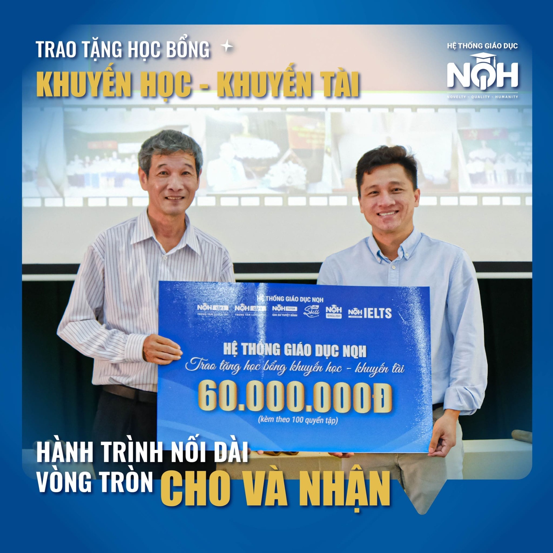 Hệ thống giáo dục NQH trao học bổng Khuyến học - Khuyến tài 2024