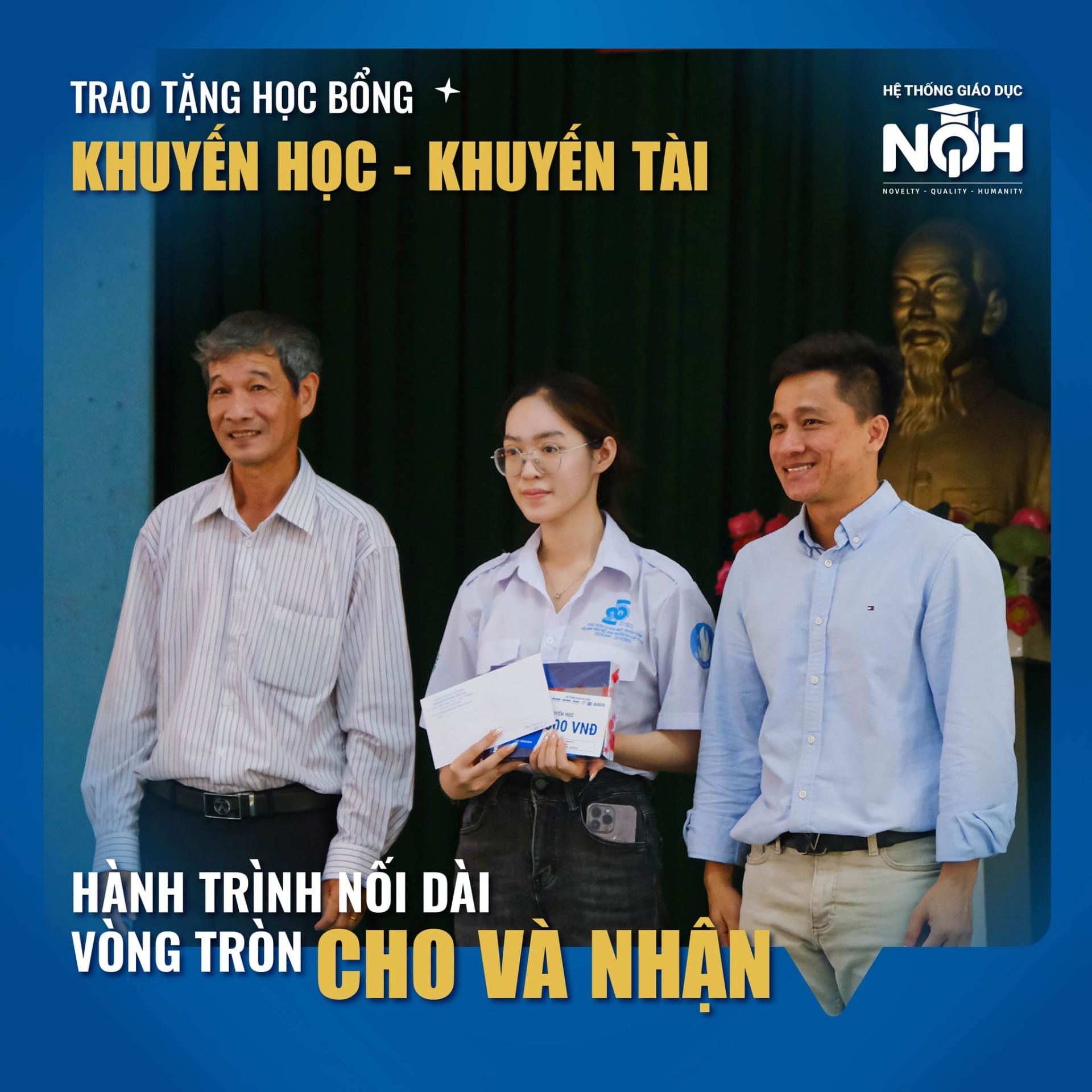 Hệ thống giáo dục NQH trao học bổng Khuyến học - Khuyến tài 2024