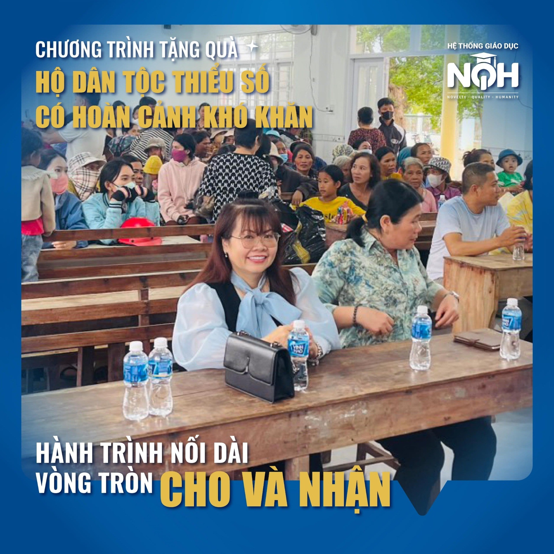 100 phần quà tặng Hộ nghèo dân tộc thiểu số xã Thuận Hòa