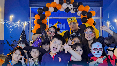 Mùa Halloween Đầu Tiên Của Các Bé Tại NQH Junior!
