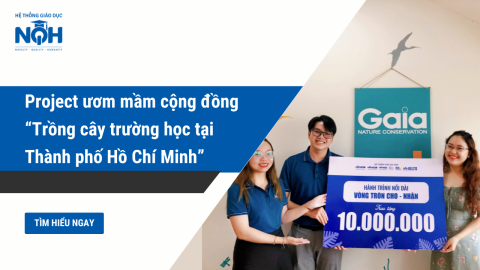 Project ươm mầm cộng đồng “Trồng cây trường học tại Thành phố Hồ Chí Minh”