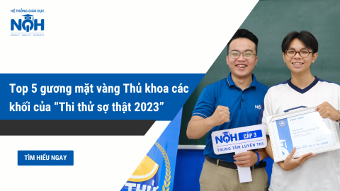 Top 5 gương mặt vàng Thủ khoa các khối của “Thi thử sợ thật 2023”