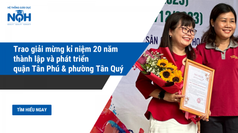 Trao giải mừng kỉ niệm 20 năm thành lập và phát triển quận Tân Phú và phường Tân Quý