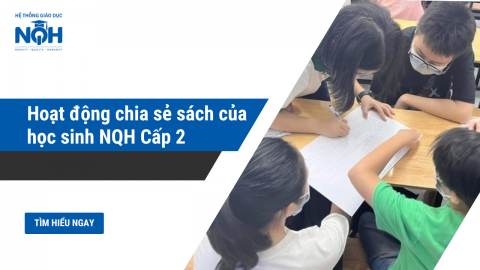 Hoạt động chia sẻ sách của học sinh NQH Cấp 2